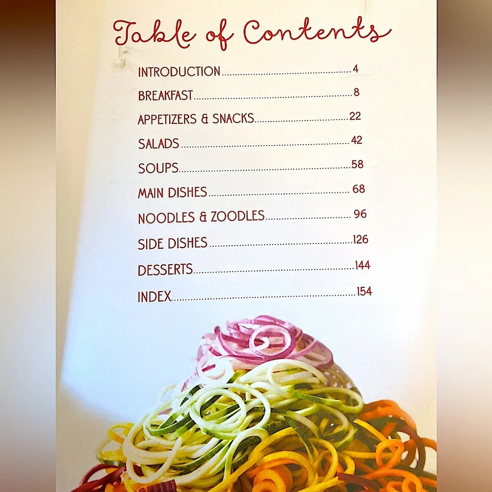 Quick & Healthy Spiralized Hardcover Cookbook
